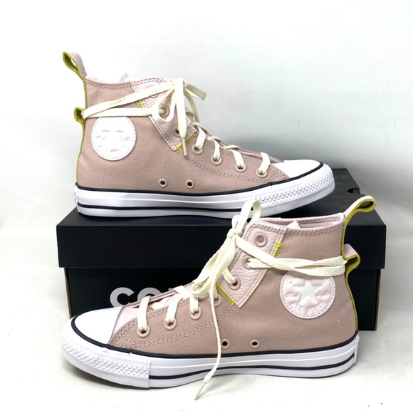 Converse Ctas High Top Casual Sneakers Women's Skate Stone Mauve Canvas A05064F - Picture 5 of 11